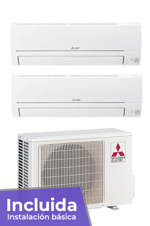 Aire acondicionado 2x 1 - MItsubishi Electric